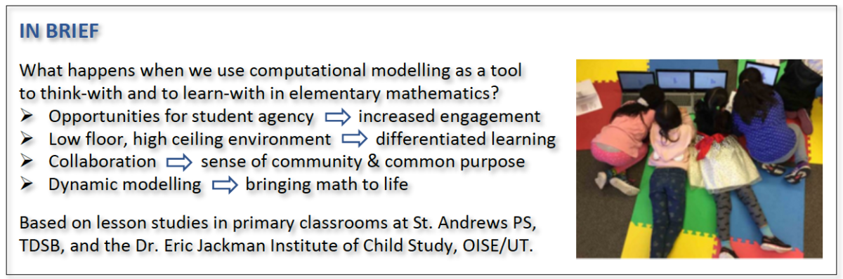 Computational Modelling in Elementary Mathematics Education