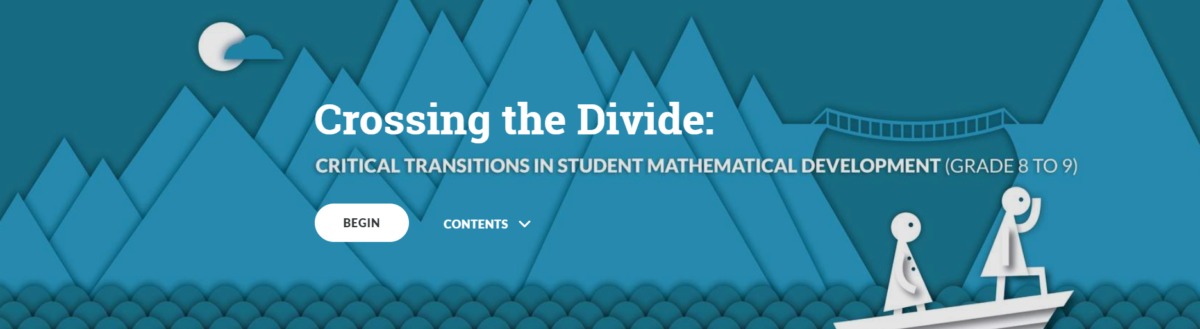 Crossing the Divide: Gr 8-9 Math Transition